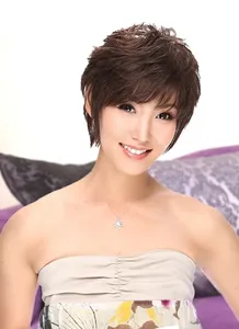 医療用ウィッグライトバングス・ショート