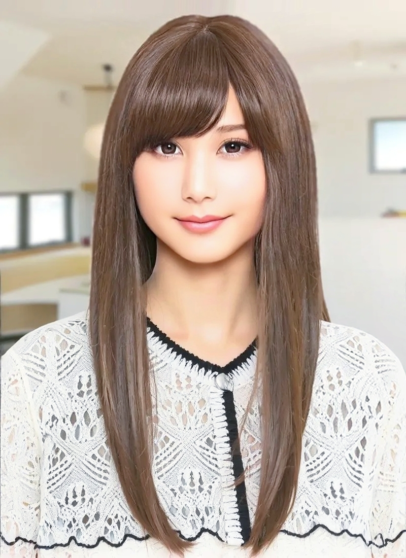 医療用ウィッグしっとりストレートロング