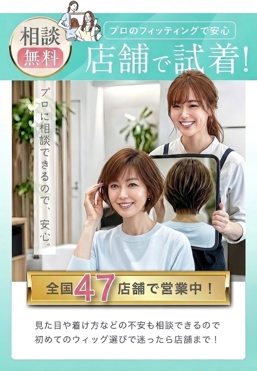 店舗で試着!