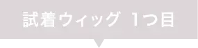 試着ウィッグ 1つ目