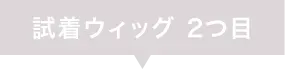 試着ウィッグ 2つ目